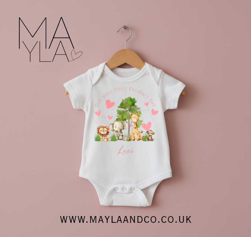 Personalised Very 1st Father's Day Baby Vest