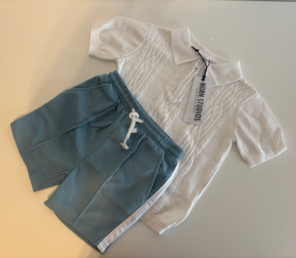 Boys Knit Short Set