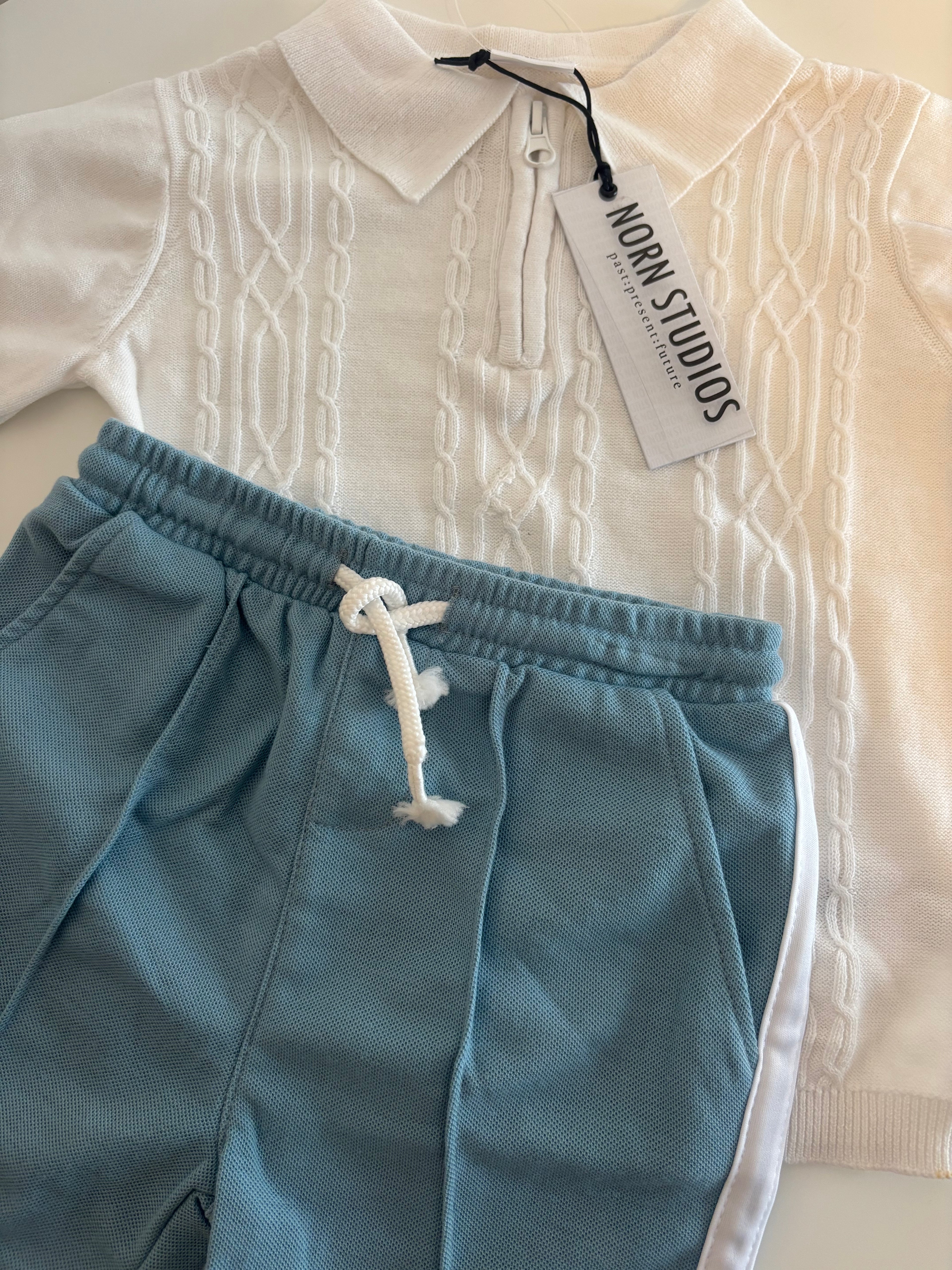 Boys Knit Short Set