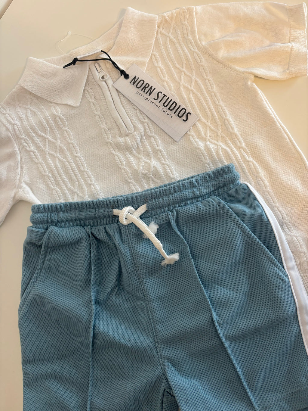 Boys Knit Short Set