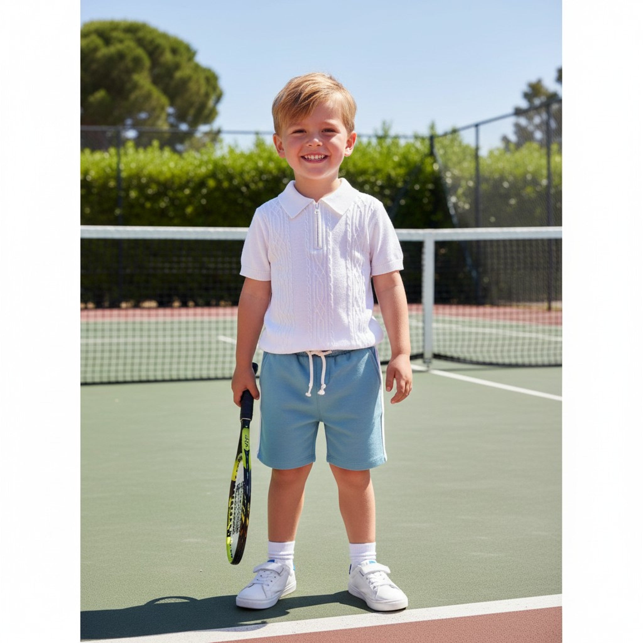 Boys Knit Short Set
