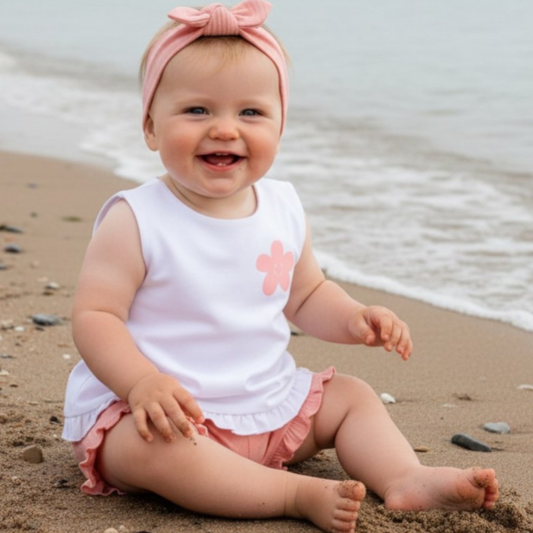 Girls Wrap Back Short Set