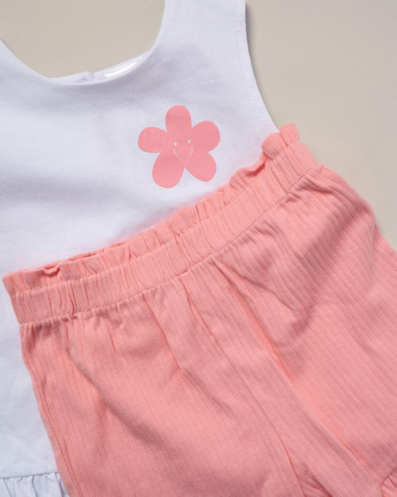 Girls Wrap Back Short Set
