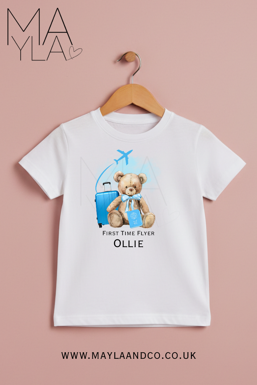 Personalised First Time Flyer Tshirt