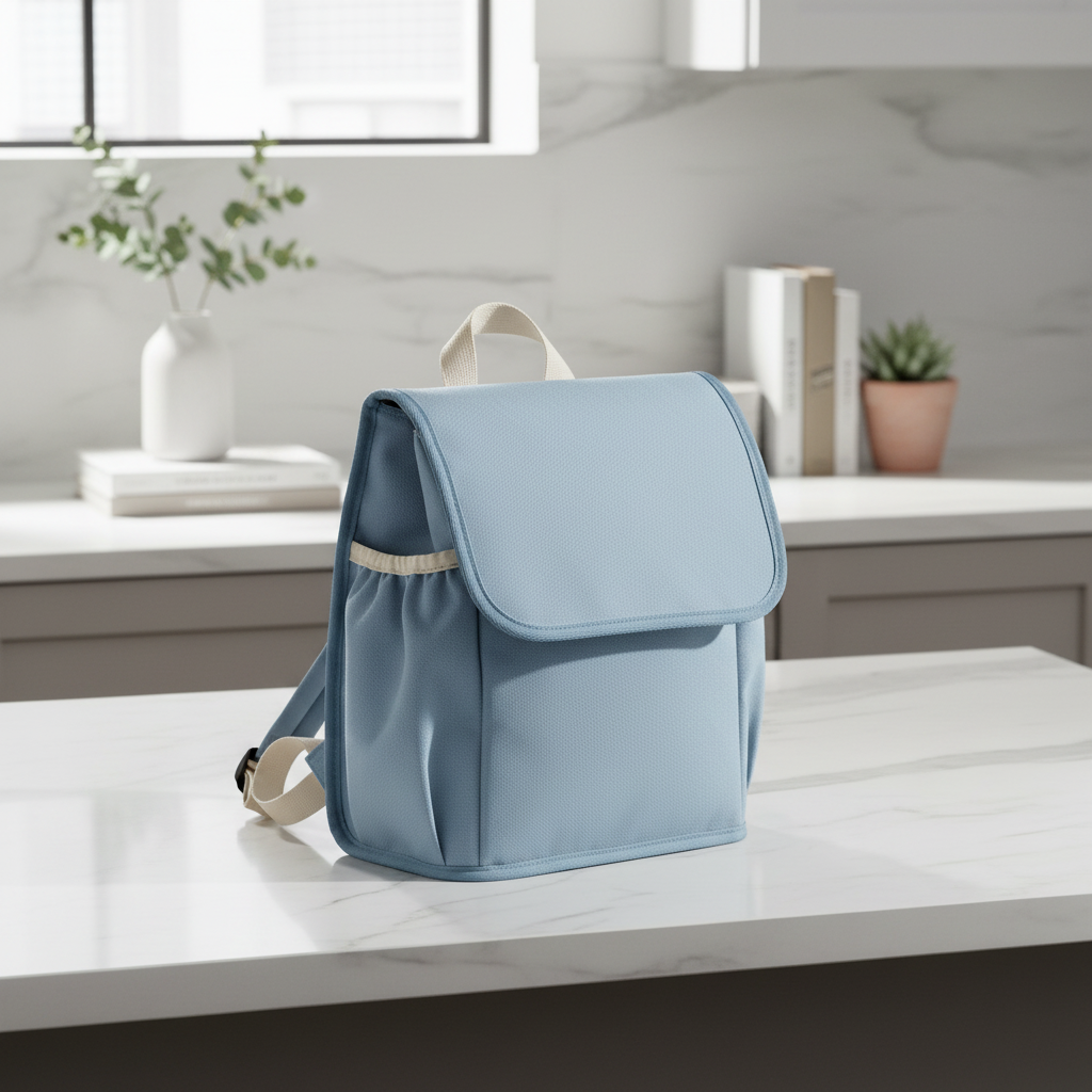 Dusty Blue Backpack - No Text