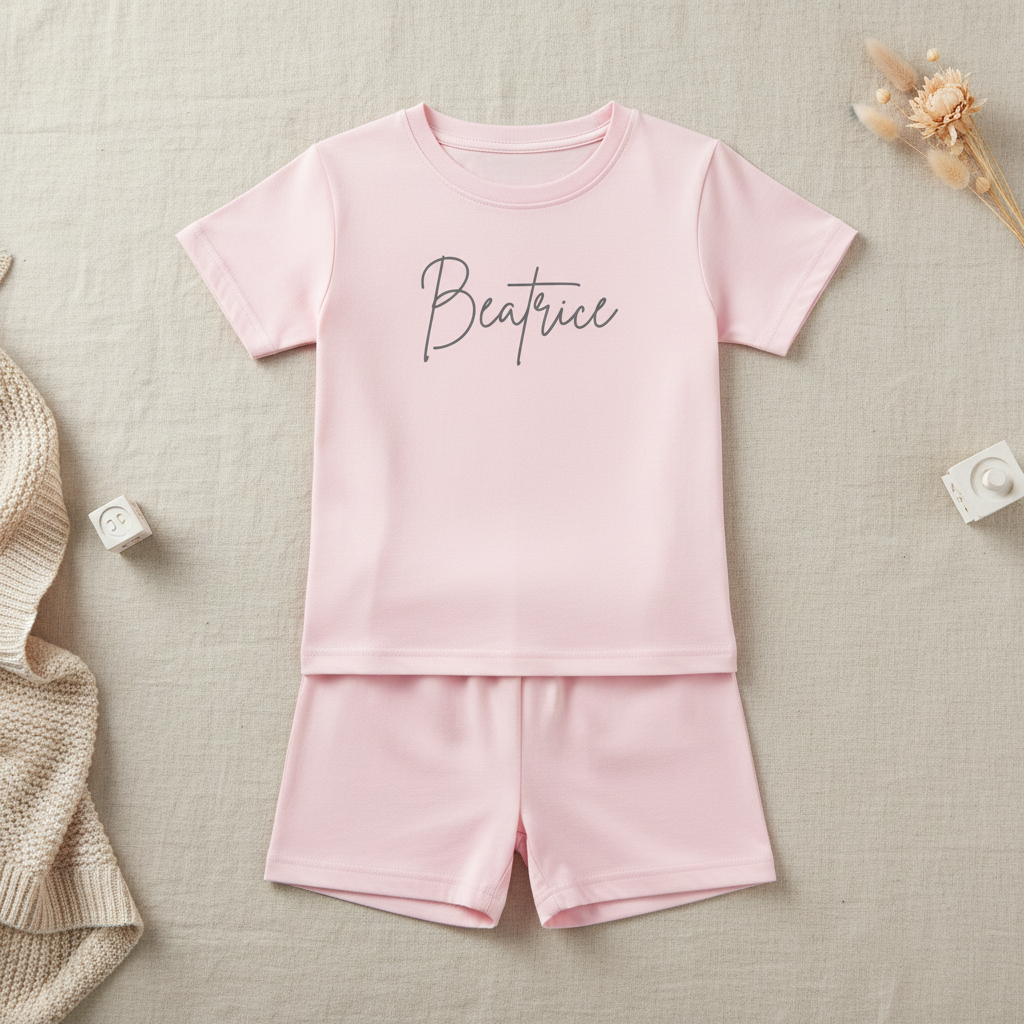 Pink Set with Beatrice - Elegant Background