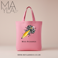 Personalised Small Teacher Cotton Bag