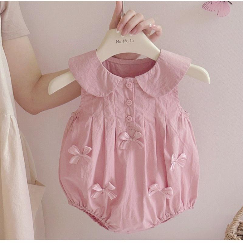 Girl's Summer Thin Sleeveless Romper