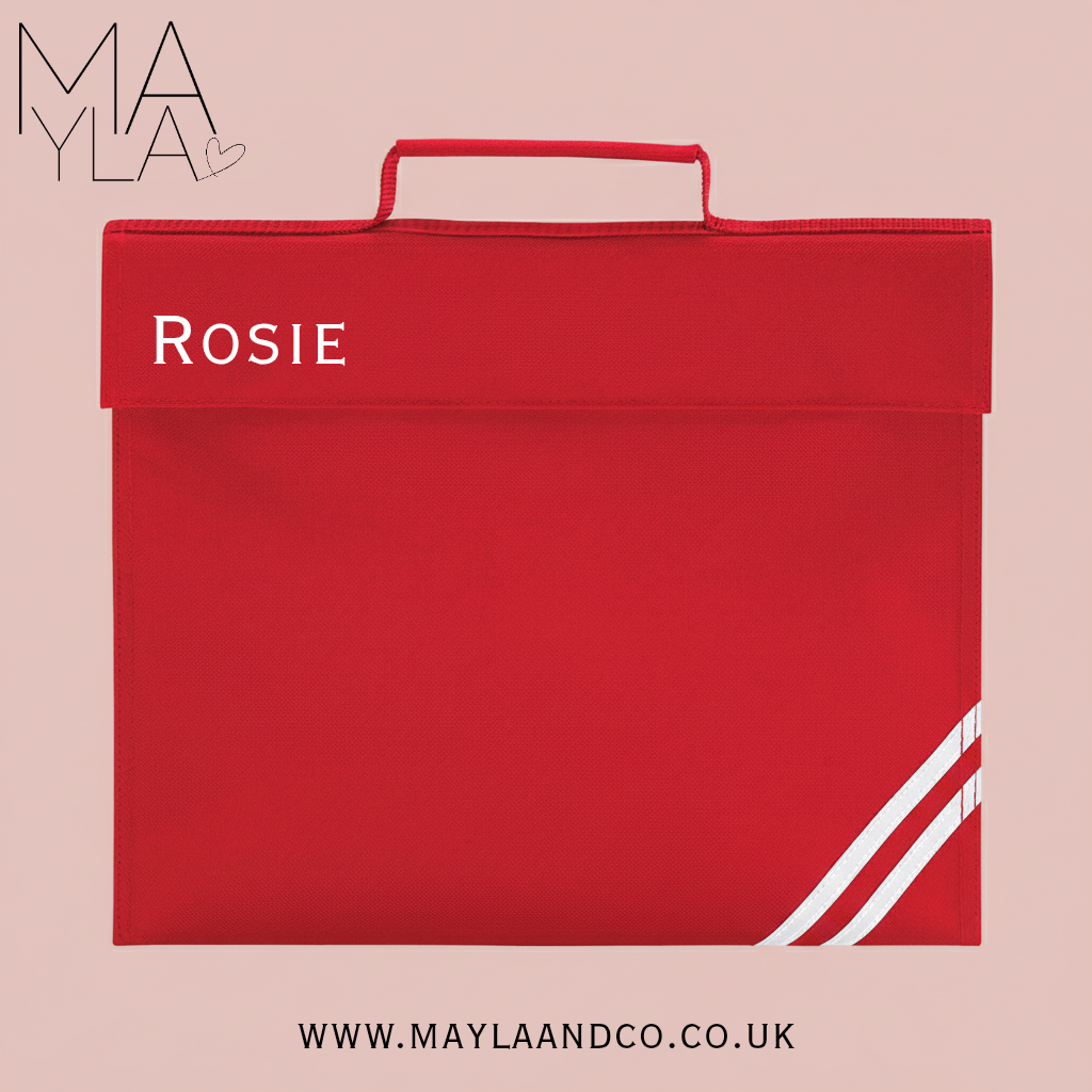Personalised School Book Bag
