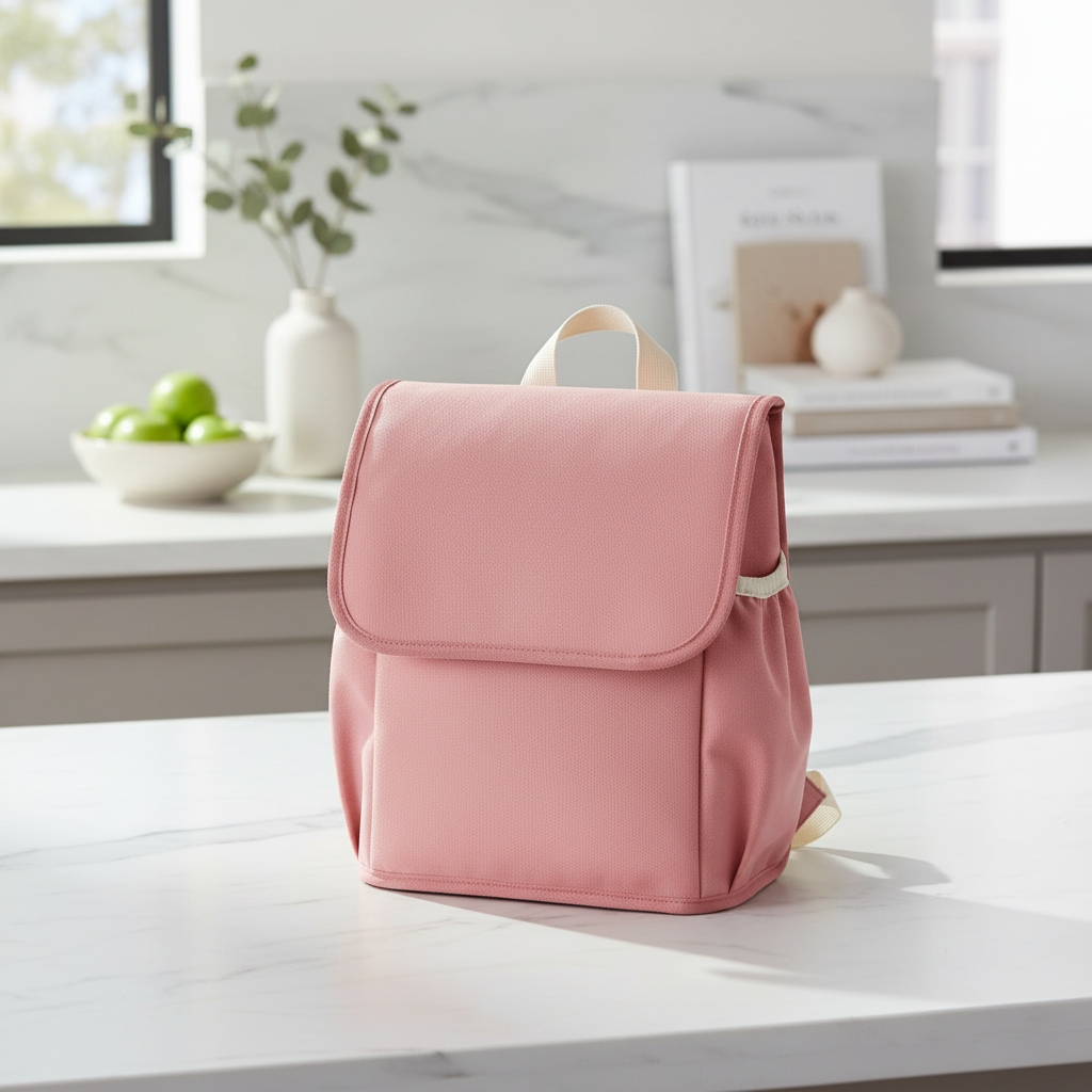 Rose Pink Backpack - No Text